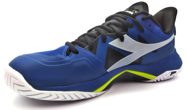 Diadora Men's B.Icon 2 AG Tennis Shoes Sneakers Lace Up Blue White Size 9.5