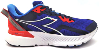 Diadora Mythos Blushield Volo 3 Men's Running Shoes Lightweight Red Blue 9.5