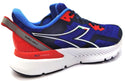 Diadora Mythos Blushield Volo 3 Men's Running Shoes Lightweight Red Blue 9.5