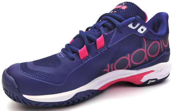 Diadora Women's Trofeo 2 W AG Pickleball Shoes Lace-up Breathable Comfort