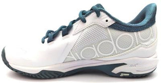 Buy white-blue Diadora Men&#39;s Trofeo 2 Ag Pickleball Tennis Court Shoes Lace Up Lightweight