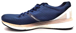 Adidas Women's Adizero Boston 8 Running Shoes Lace Up Navy Light Pink Size 9.5