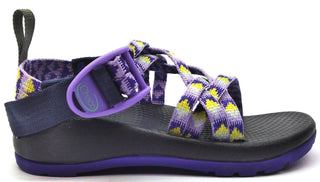Chaco Kids Girl's ZX1 Ecotread Sandals Adjustable Pyramid Orchid Size 10 M