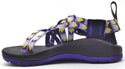 Chaco Kids Girl's ZX1 Ecotread Sandals Adjustable Pyramid Orchid Size 10 M