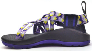 Chaco Kids Girl's ZX1 Ecotread Sandals Adjustable Pyramid Orchid Size 10 M