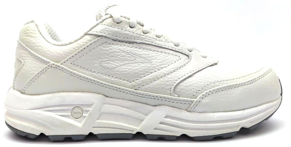 Brooks Women's Addiction Walker Walking Shoes Lace Up Leather Athletic Sneakers