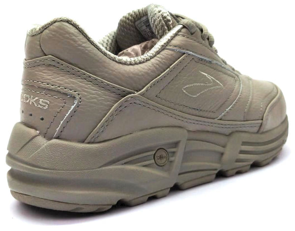 Brooks Women's Addiction Walker Walking Shoes Lace Up Leather Athletic Sneakers
