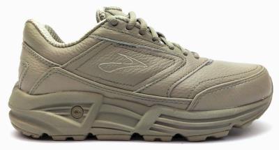 Brooks Women's Addiction Walker Walking Shoes Lace Up Leather Athletic Sneakers