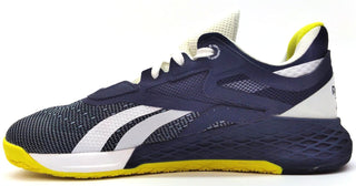 Reebok Men's Nano X Running Shoes Fitness Workout Vecnav White Chartr Size 9