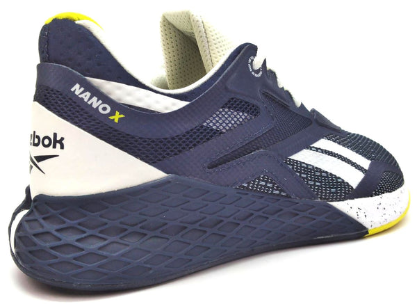 Reebok Men's Nano X Running Shoes Fitness Workout Vecnav White Chartr Size 9