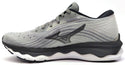 Mizuno Women's Wave Sky 6 Running Shoes Lace-up Grey White Neon Size 7