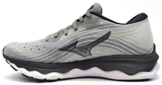 Mizuno Women's Wave Sky 6 Running Shoes Lace-up Grey White Neon Size 7
