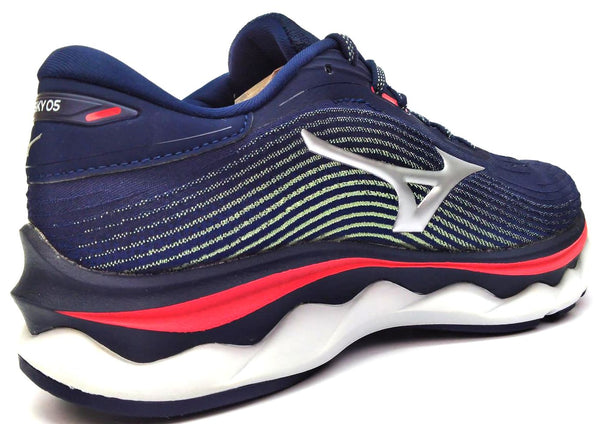 Mizuno Women's Wave Sky 5 Running Shoes Lace-up Lightweight Comfort