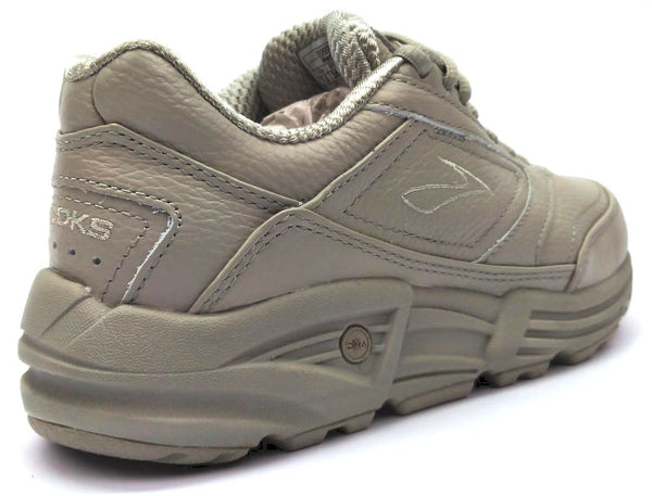 Brooks Men's Addiction Walker Walking Shoes Lace Up Leather Athletic Sneakers