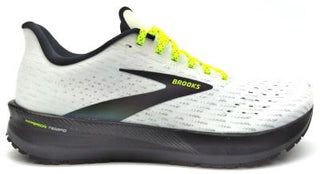 Buy white-black-neon-green Brooks Men&#39;s Hyperion Tempo Running Shoes Breathable Lightweight Lace Up