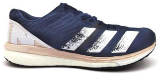 Buy blue-white Adidas Women&#39;s Adizero Boston 8 Running Shoes Lace Up Lightweight Breathable
