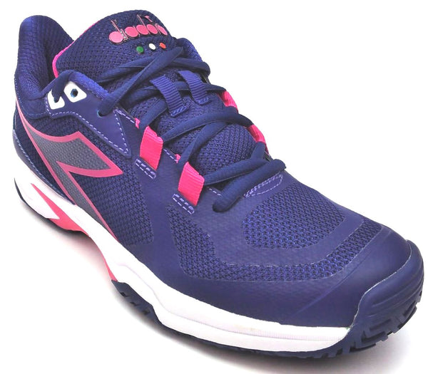 Diadora Women's Trofeo 2 AG Pickleball Shoes Lace-up Lightweight Comfort