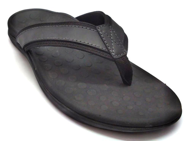 Vionic Men's Tide Sandals Leather Toe Post Flip-flop Slip-on Durable Comfort