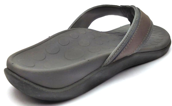 Vionic Men's Tide Sandals Leather Toe Post Flip-flop Slip-on Durable Comfort