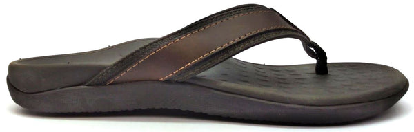 Vionic Men's Tide Sandals Leather Toe Post Flip-flop Slip-on Durable Comfort