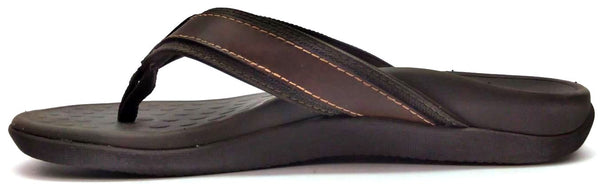 Vionic Men's Tide Sandals Leather Toe Post Flip-flop Slip-on Durable Comfort