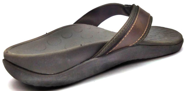 Vionic Men's Tide Sandals Leather Toe Post Flip-flop Slip-on Durable Comfort