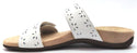 Vionic Women's Rest Randi Sandals Leather Two Strap Slide Adjustable