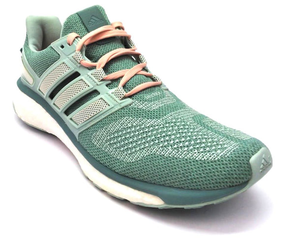Adidas Women's Energy Boost 3 Running Shoes Sneaker Lace Up Green White Size 11