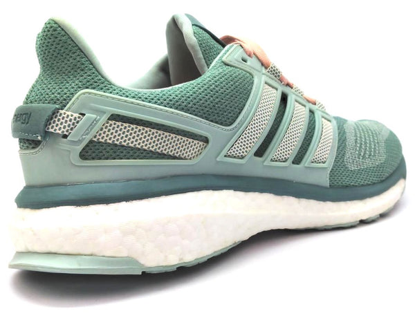 Adidas Women's Energy Boost 3 Running Shoes Sneaker Lace Up Green White Size 11