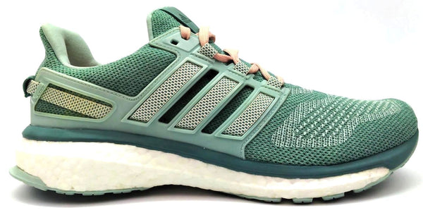 Adidas Women's Energy Boost 3 Running Shoes Sneaker Lace Up Green White Size 11