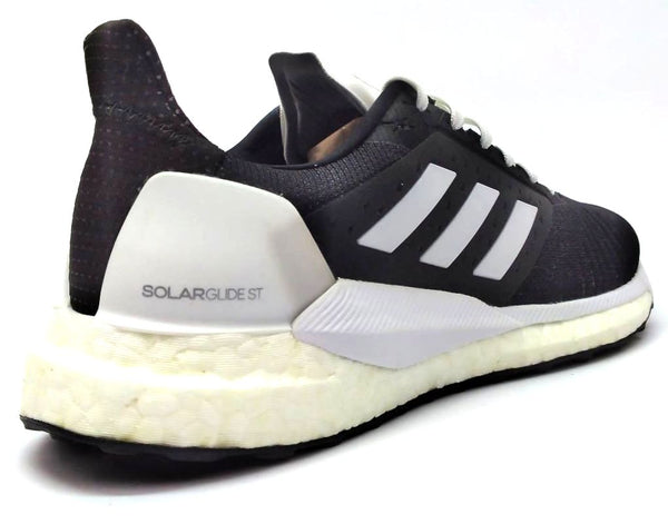 Adidas Women's Solar Glide ST Running Shoes Sneakers Black White Size 9.5