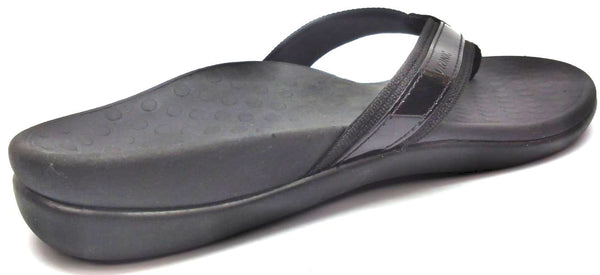 Vionic Women's Tide II Sandals Orthotic Leather Flip Flop Toe-Post Comfort