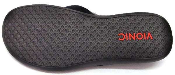 Vionic Women's Tide II Sandals Orthotic Leather Flip Flop Toe-Post Comfort