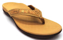 Vionic Women's Tide II Sandals Orthotic Leather Flip Flop Toe-Post Comfort