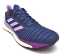 Adidas Women's Solar Glide 19 Running Shoes Lace Up Blue Purple White Size 9.5