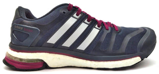Adidas Women's Adistar Boost Running Shoes Grey White Burgundy Size 10.5