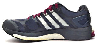 Adidas Women's Adistar Boost Running Shoes Grey White Burgundy Size 10.5