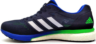 Adidas Men's AdiZero Boston 7 Running Shoes Lace Up Blue Black Green Size 9.5