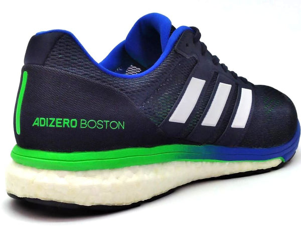 Adidas Men's AdiZero Boston 7 Running Shoes Lace Up Blue Black Green Size 9.5