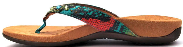 Vionic Women's Lucia Sandals Thong Slide Orthotic Flip Flop Toe-Post Comfort
