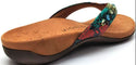 Vionic Women's Lucia Sandals Thong Slide Orthotic Flip Flop Toe-Post Comfort