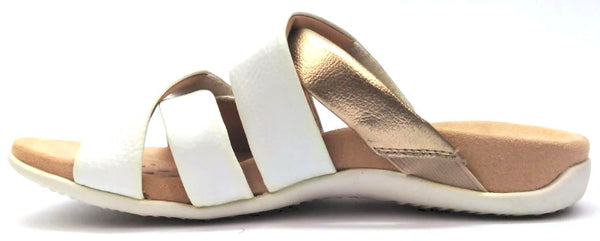 Vionic Women's Hadlie Slide Sandals Orthotic Patent Wedge Comfort Lightweight