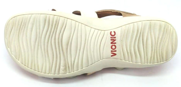 Vionic Women's Hadlie Slide Sandals Orthotic Patent Wedge Comfort Lightweight