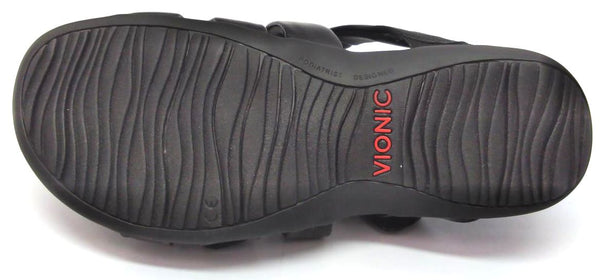 Vionic Women's Hadlie Slide Sandals Orthotic Patent Wedge Comfort Lightweight