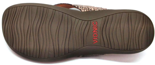 Vionic Women's Lucia Sandals Thong Slide Orthotic Flip Flop Toe-Post Comfort