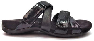 Vionic Women's Hadlie Slide Sandals Orthotic Patent Wedge Comfort Lightweight