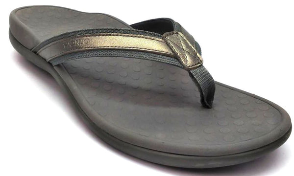 Vionic Women's Tide II Sandals Thong Leather Orthaheel Flip Flop Comfort