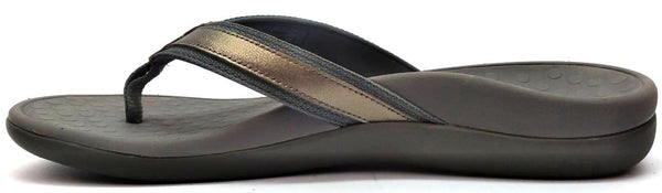 Vionic Women's Tide II Sandals Thong Leather Orthaheel Flip Flop Comfort