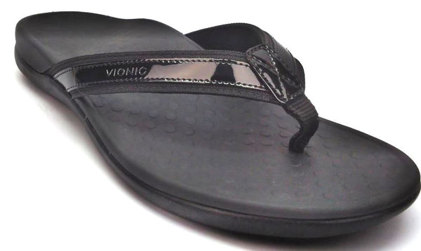 Vionic Women's Tide II Sandals Thong Leather Orthaheel Flip Flop Comfort