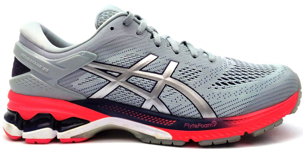 ASICS Women's GEL-Kayano 26 Running Shoes Piedmont Grey Silver Size 11.5 Wide D